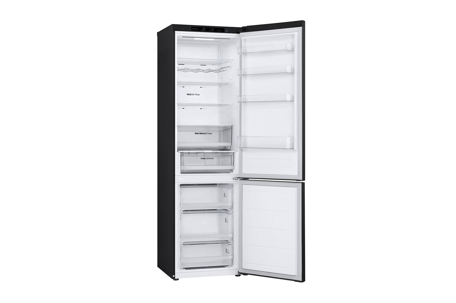 LG Kühl-Gefrierkombination 387L, Smart Inverter Compressor®, Total No Frost, D-Klasse
