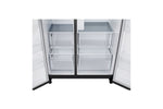Lade das Bild in den Galerie-Viewer, LG Side-by-Side Kühlschrank: 638L, Eis-, Crushed Ice- &amp; Wasserspender, Mattschwarz
