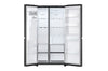 LG Side-by-Side Kühlschrank: 638L, Eis-, Crushed Ice- & Wasserspender, Mattschwarz