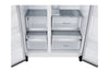 LG Side-by-Side Kühlschrank Prime Silver: 625L, Eis-, Crushed Ice- & Wasserspender