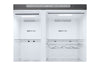 LG Side-by-Side Kühlschrank Prime Silver: 625L, Eis-, Crushed Ice- & Wasserspender