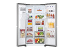 Lade das Bild in den Galerie-Viewer, LG GSLC40PYPE Side-by-Side Kühlschrank: 638L Kapazität, Eis- &amp; Wasserspender, Smart Inverter Kompressor
