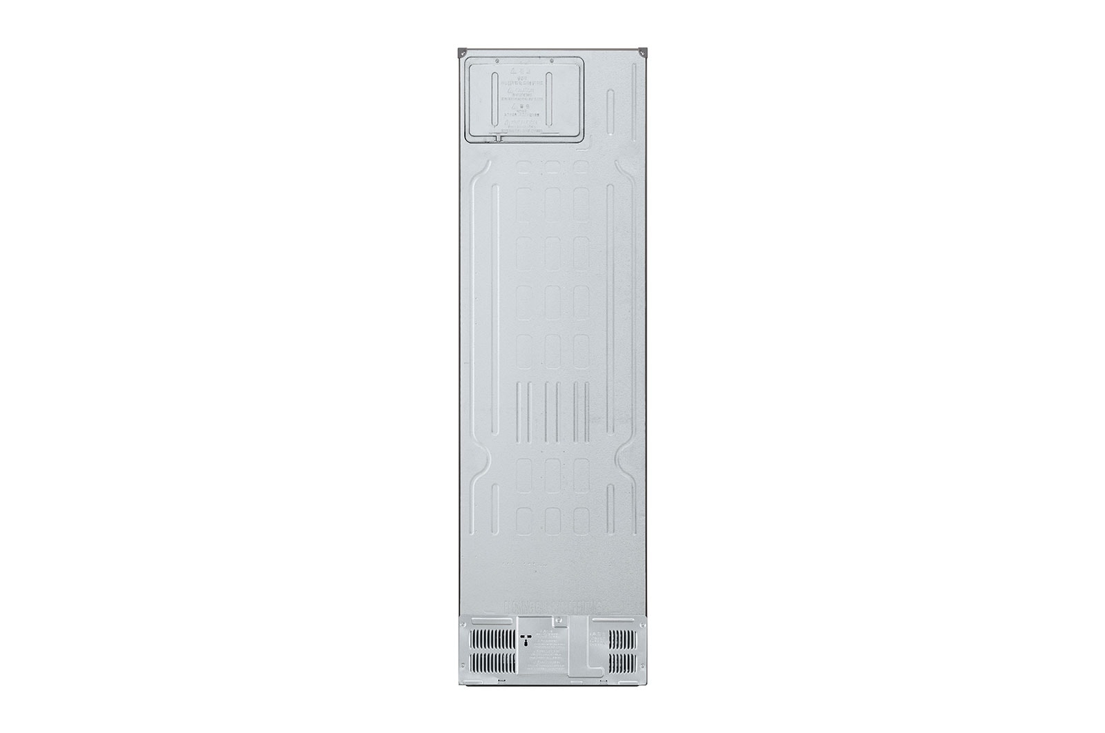 LG Kühl-Gefrierkombination Smart Inverter Kompressor, 384L, Energieeffizienz B, Silber