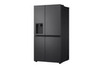 Lade das Bild in den Galerie-Viewer, LG Side-by-Side Kühlschrank: 638L, Eis-, Crushed Ice- &amp; Wasserspender, Mattschwarz
