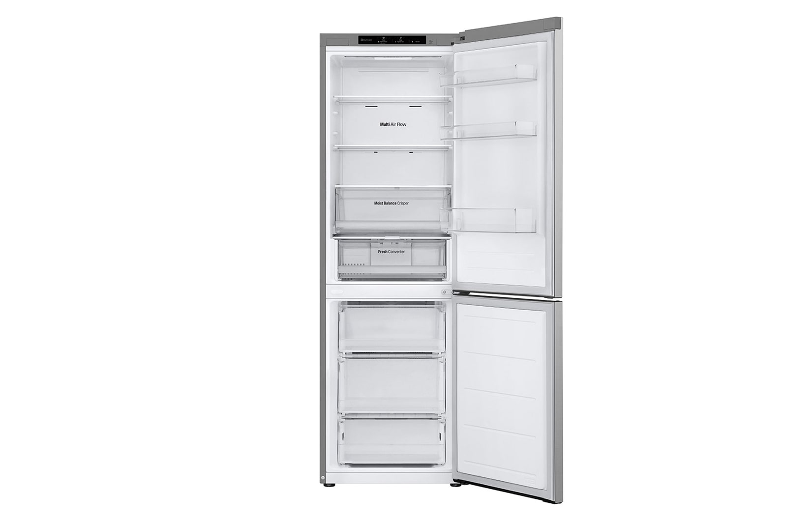 LG Kühl-Gefrierkombination: Energieeffizient, Total No Frost, Smart Inverter, 344L