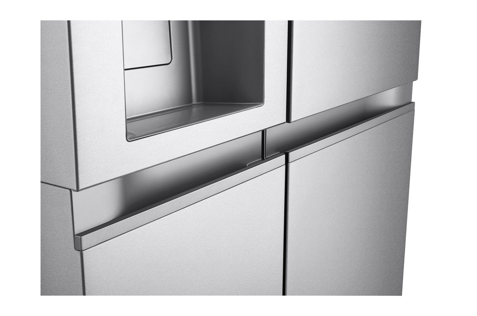 LG Side-by-Side Kühlschrank: 628L Großraum, Eis-, Crushed Ice- & Wasserspender, Metal Sorbet