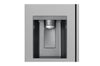 LG Side-by-Side Kühlschrank Prime Silver: 625L, Eis-, Crushed Ice- & Wasserspender