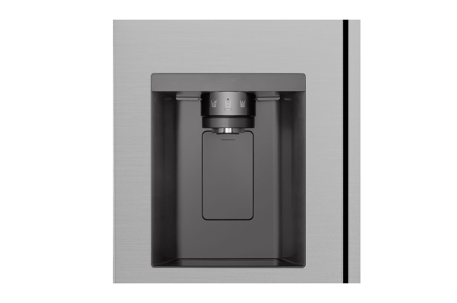LG GSLC41PYPE Side-by-Side Kühlschrank: 641L, Eis-, Crushed Ice- & Wasserspender