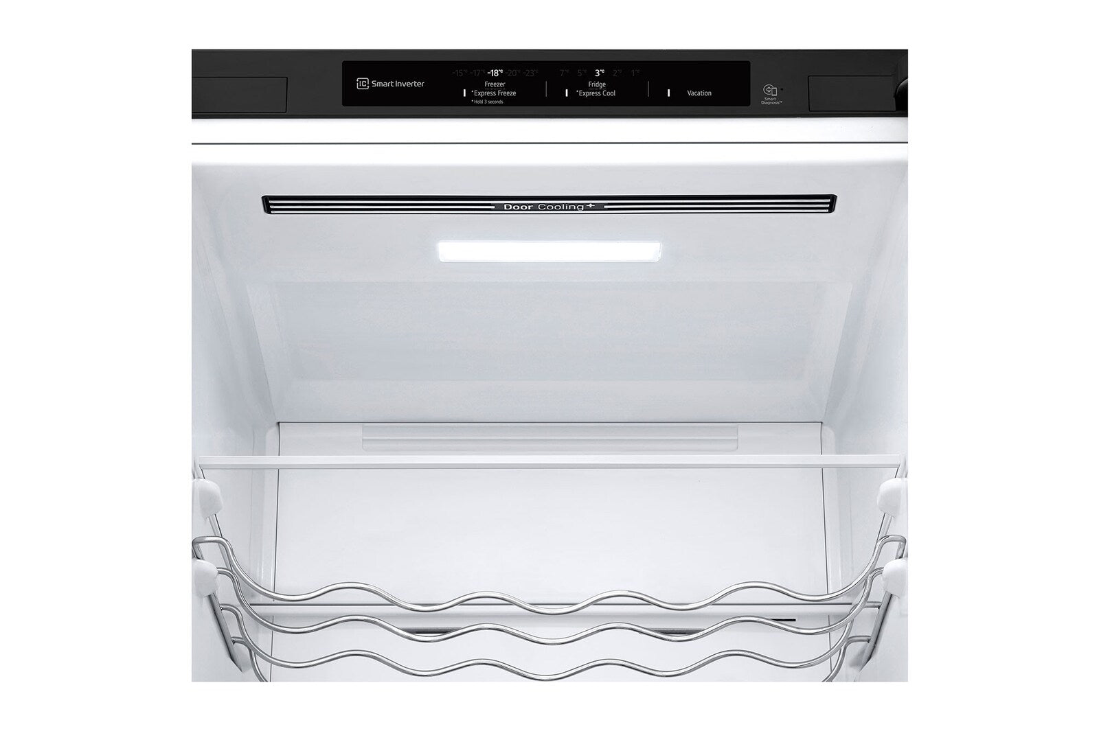LG Kühl-Gefrierkombination 387L, Smart Inverter Compressor®, Total No Frost, D-Klasse