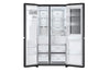 LG InstaView Side-by-Side Kühlschrank: 628L, Eis-, Wasser-Spender, Smart Inverter Kompressor