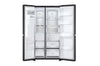 LG Side-by-Side Kühlschrank GSLE91EVAB: InstaView, Craft Ice, 623L, Black Steel