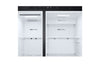 LG GSLC41EPPE Side-by-Side Kühlschrank Schwarz – 641L, Eis-/Wasser-Spender