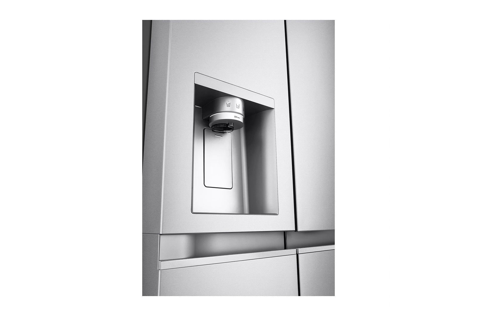 LG Side-by-Side Kühlschrank: 628L Großraum, Eis-, Crushed Ice- & Wasserspender, Metal Sorbet