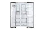 Lade das Bild in den Galerie-Viewer, LG Side-by-Side Kühlschrank: 628L Großraum, Eis-, Crushed Ice- &amp; Wasserspender, Metal Sorbet
