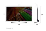 Lade das Bild in den Galerie-Viewer, LG 86UT81006LA 86 Zoll 4K UHD AI Smart TV mit HDR10 Pro

