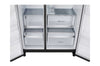 LG Side-by-Side Kühlschrank GSLE91EVAB: InstaView, Craft Ice, 623L, Black Steel