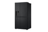 LG GSLC41EPPE Side-by-Side Kühlschrank Schwarz – 641L, Eis-/Wasser-Spender