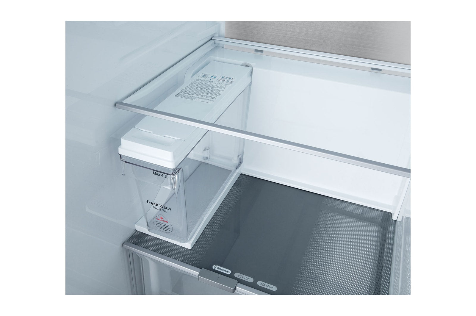 LG Side-by-Side Kühlschrank: 628L Großraum, Eis-, Crushed Ice- & Wasserspender, Metal Sorbet