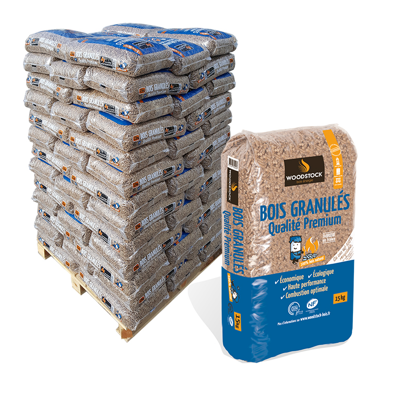 WOODSTOCK Premium Holzpellets LKW-Ladung – Effizient Heizen, DINplus Zertifiziert, Sauber & Staubfrei